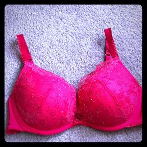Sexy Red Lace 34D Victoria’s Secret Push Up Bra